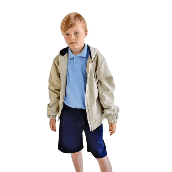 Unik Boy's Waterproof Hooded Lightweight Jacket (XLarge)