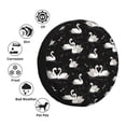 thumbnail image 4 of Goofa Swan And Dragonflies Pattern Universal Tire Cover for Jeep, SUV, Truck, and Trailer – Waterproof, UV-Resistant,Easy to Install, Fits 14"-17" Tires-17 inch, 4 of 6