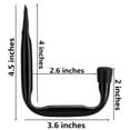 thumbnail image 5 of 6 Pack Heavy Duty Garage Storage Hooks Wall Mounted Folding Chair/ Bicycle/ Tool Hanging Rack, 5 of 5
