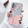 thumbnail image 1 of Funda trasera para Samsung A53 A33, carcasa suave y delgada de lujo con letras de A-Z, a prueba de golpes, bolsas transparentes, parachoques para Samsung Galaxy A73 5G QYM unisex, 1 of 2