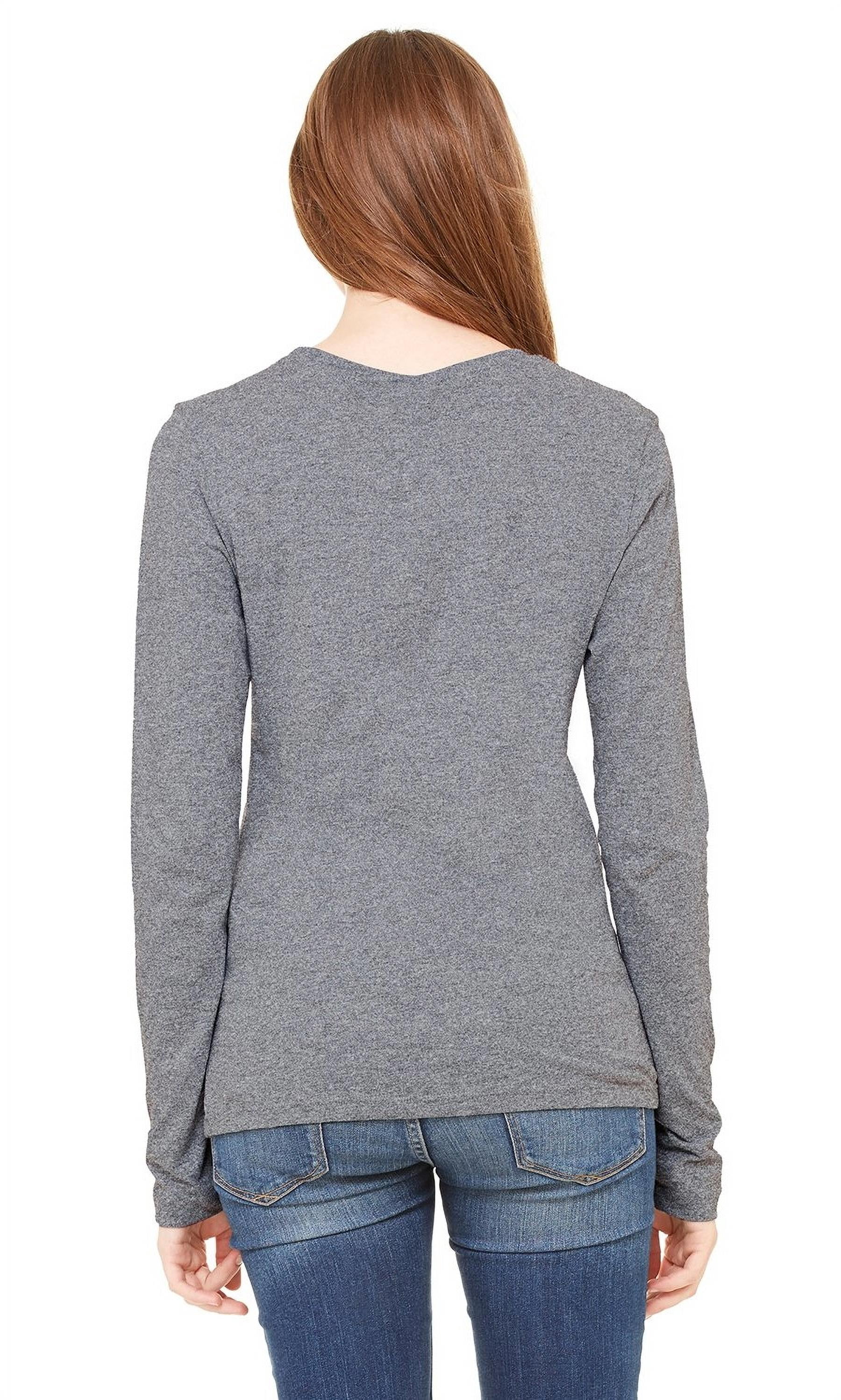 Women's Thick Crewneck Long Sleeve T-Shirt