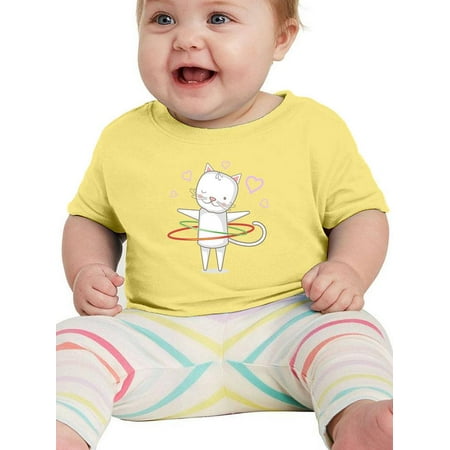 

Funny Kitten W Hula Hoops T-Shirt Infant -Image by Shutterstock 6 Months