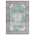 thumbnail image 2 of Geetinfly 8*10FT Area Rugs 8in*10in Vintage Persian Rug Machine Washable Boho Area Rugs Stain-Resistant Non-Shedding Rug for Dining Room Home Office Teal Blue hue, 2 of 7