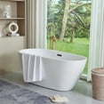 thumbnail image 4 of Vanity Art 59" x 30" Acrylic Freestanding Bathtub, 4 of 12