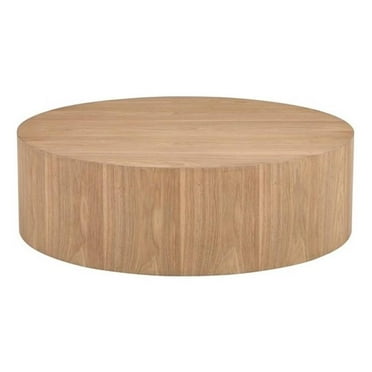 Pemberly Row Contemporary Solid Wood Coffee Table in Ash Finish