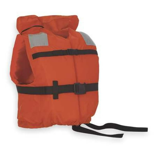 STEARNS 2000011392 Flotation Vest,Orange,Nylon,Universal