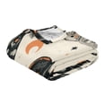 thumbnail image 3 of 70x55 Inches Glow in The Dark Blanket Cozy Throw Camping Blankets for Home and Outdoor Use Black and White Moths, 3 of 8