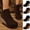 Brown, variant on Women Platform Wedge Ankle Boots, Faux Suede Booties, Side Zipper Round Toe Woven Patchwork High Heel Short Boots, Vintage Casual Shoes Black 7(38)
