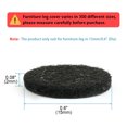 thumbnail image 2 of Uxcell 15mm Dia Self Adhesive Protection Furniture Felt Pads Mats Black 40 Pack, 2 of 6