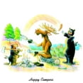 thumbnail image 3 of CafePress - Happy Campers T Shirt - Men's Classic Graphic Cotton T-Shirt, 3 of 4