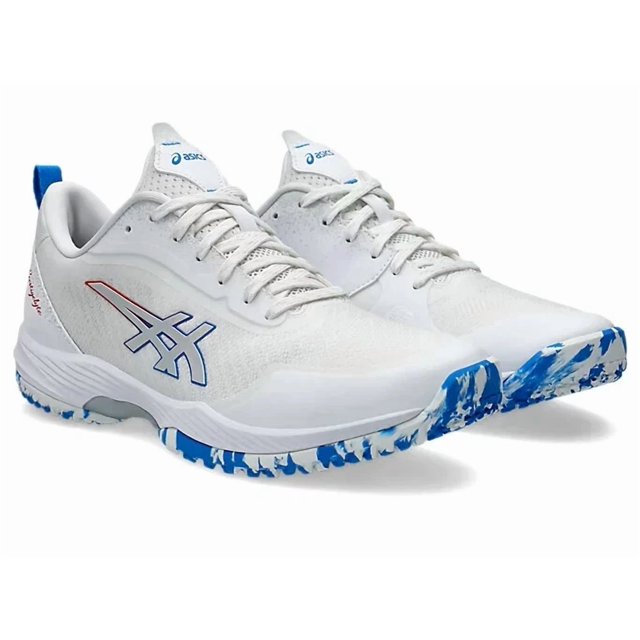 Asics tennis shoes PRESTIGELYTE 5 OC Omni-Clay WIDE 1043A022.101 White/Electric