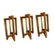 thumbnail image 1 of Portavelas,Soportes integrados para centros de mesa de farolillos de boda,Centros de mesa para bodas: faroles de madera para velas,Farol decorativo de estilo rústico para bodas,Faroles 3 piezas, 1 of 9
