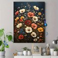 thumbnail image 4 of Qisvanset 12x16 Inch Dark Moody Wildflower Canvas Wall Art, Autumn Botanical Painting Rustic Farmhouse Home Decor, 4 of 8