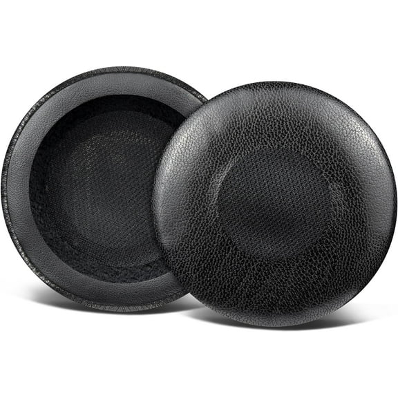SOULWIT Replacement Earpads Cover for Sony MDR-NC7 (MDRNC7) Noise Canceling On-Ear Headphones, Cushions Ear Pads Cover with Soft Protein Leather - Black