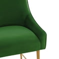 thumbnail image 4 of TOV Furniture Beatrix Green Velvet Counter Stool with Gold Legs, 4 of 6