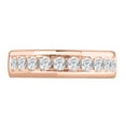 thumbnail image 3 of 1 Carat Diamond Unisex Wedding Band Ring in 14K Rose Gold (Ring Size 11.75), 3 of 3