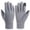 Heather gray, variant on OZERO Mens & Womens Winter Gloves Polar Fleece Snow Gloves with Elastic Cuff Black