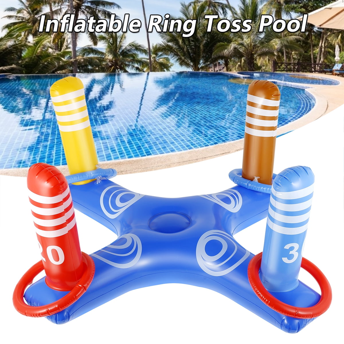 Details about   Inflatable Pool Party Games Set Summer Water Toys for Cool Outdoor and Pool... 