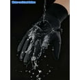thumbnail image 6 of Spencer Mens Winter Thermal Gloves Touch Screen Glove Water Resistant Windproof Warm for Driving Cycling Running (Gray XL), 6 of 11