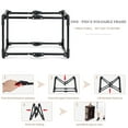 thumbnail image 5 of Pet Rolling Carrier with Wheels for Up to 28 LBS,with Durable Handle and Flexible Wheels, Quick Folding,Mesh Screen(Large Space-Not Airline Approved), 5 of 7
