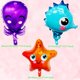thumbnail image 5 of Set de Globos AMZPTBOY Animales Oceánicos 45 PCS para Fiesta Infantil, 5 of 6