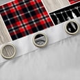 thumbnail image 4 of Homewish Western Cowgirl Cowboy Blackout Curtains Set of 2 (52x84 Each), Grey Red Patchwork Window Curtains, Tribal Dreamy Catcher Curtains and Drapes, Window Curtains Bedroom Decor, 4 of 6