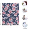 thumbnail image 4 of Pioneer Flower Blanket,Comfortable Soft Flannel Throw Blanket,All Season,Warm Lightweight Blankets for Sofa Bed Couch Living Room Chair,30"x40"(80x100cm), 4 of 4