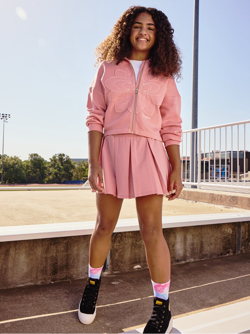 Justice Girls Icon Full Zip Hoodie, Sizes XS - XLP - Walmart.com