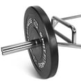 thumbnail image 2 of XPRT Fitness 56'' Olympic Hex Trap Barbell Deadlift Bar Rated 600lbs, Chrome coated, 2 of 7