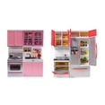 thumbnail image 1 of Kit de Cuisine Simulation pour Enfants Poupée Miniature Portable Petite Adorable à Piles Modèle Éducatif pour la Maison Cadeau de Festival Rouge, 1 of 9