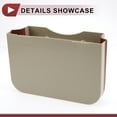 thumbnail image 6 of Unique Bargains Car Trash Can With Small Table Foldable Portable Trash Bin 1 Pc Beige, 6 of 7