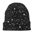 thumbnail image 7 of Naloa Space Galaxy Soft Beanie Hat, Knit Beanie Daily Beanie in Fine Knit for Women Men Winter Travel, Outdoor, 7 of 7