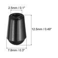 thumbnail image 2 of REGALWOVEN Kitchen Sink Rack Feet, Rack Bottom Protective Replacement Feet Wire Bumpers Black 2.5mm IDx7.8mm OD, 2 of 7