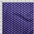 thumbnail image 4 of oneOone Cotton Flex Medium Blue Fabric Elephant Sewing Material Print Fabric By The Yard 40 Inch Wide, 4 of 5