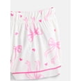 thumbnail image 3 of Wonder Nation Girls Short Sleeve Button Front Pajama Top and Shorts Set with Eyemask, 3-Piece, Sizes Sizes 4-18, 3 of 4
