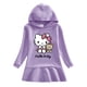 thumbnail image 2 of Hello Kitty primavera y otoño nuevos niños vestido suéter con capucha niña lindo dibujos animados dulce señora falda bebé algodón vestido cómodo, 2 of 4