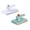 White,Green, variant on No-Touch Snap Grip Mini Mop, 5.9" Handheld Clamp Cleaning Tool with Quick Change Button for Cloths Towels Wipes, Multi-Surface Cleaner for Glass Desktop Floor and Home Surfaces, Green