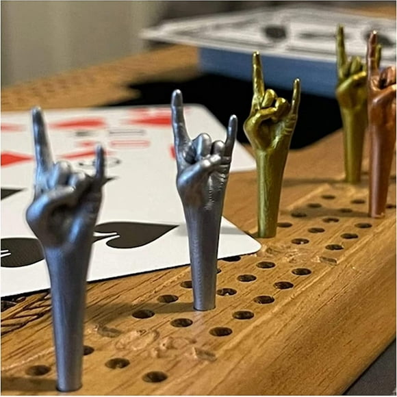 9 Pcs Funny Cribbage Pegs,3 Colors Resin Cribbage Pegs,cribbage Board Pegs Fit 1/8 Holes For Cribbage Traditional Board Game
