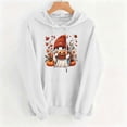thumbnail image 4 of BRGZLK Women Sweatshirt for Halloween Funny Pumpkin Graphic Long Sleeve Hoodies Fall Winter Casual Comfort Pullover Tops with Pockets Party Daily Festival Wear White A 2XL, 4 of 5