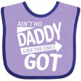 thumbnail image 3 of Inktastic Ain't No Daddy Like the One I Got Father's Day for Kids Boys or Girls Baby Bib, 3 of 4