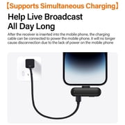 Mini Wireless Lavalier Microphone for iPhone iPad Android PC Tablets, AI Noise Cancelling, Magnetic Mic Podcast Microphone Live Equipment,Mini Lapel Mics for Video Recording, Vlog, TikTok