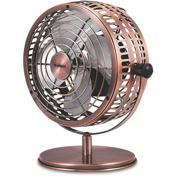 HOLMES Heritage Desk Fan, 6 pulgadas, cobre cepillado Holmes HOLMES