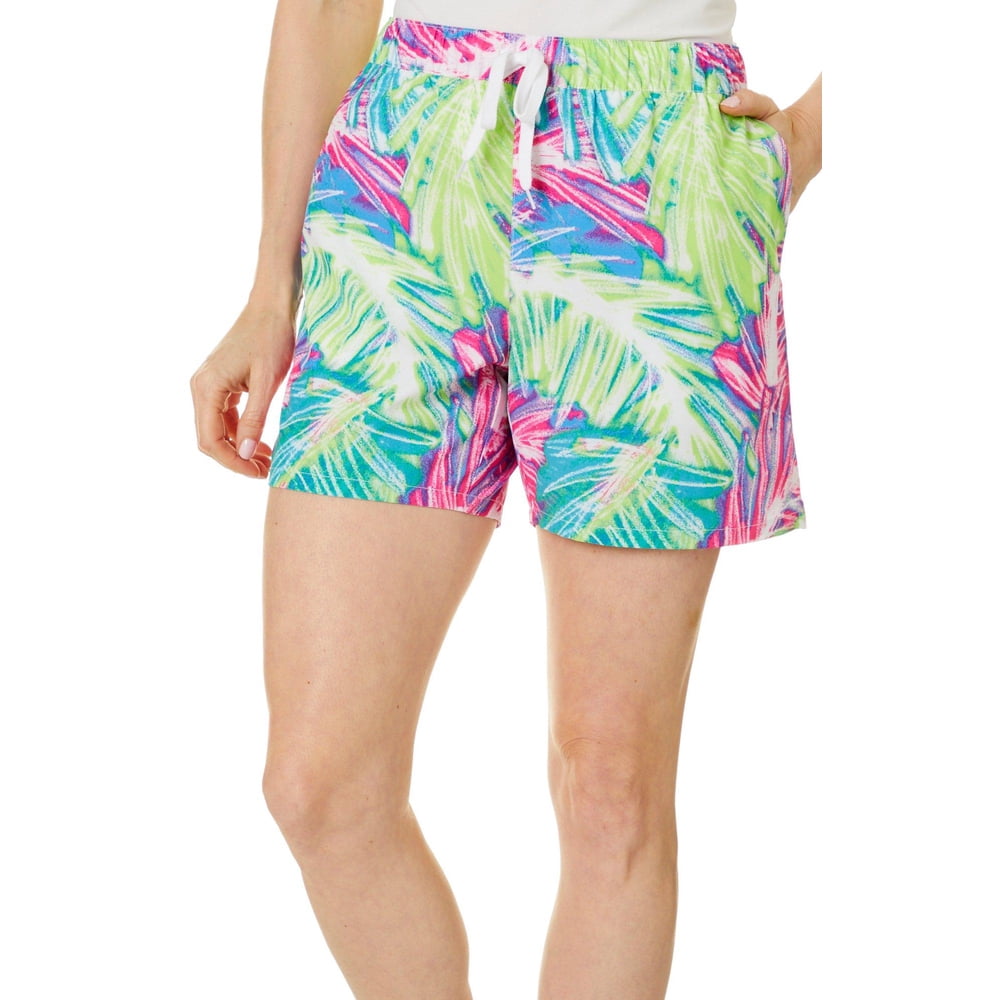 Reel Legends Reel Legends Womens Adventure Sketched Palms Pull On