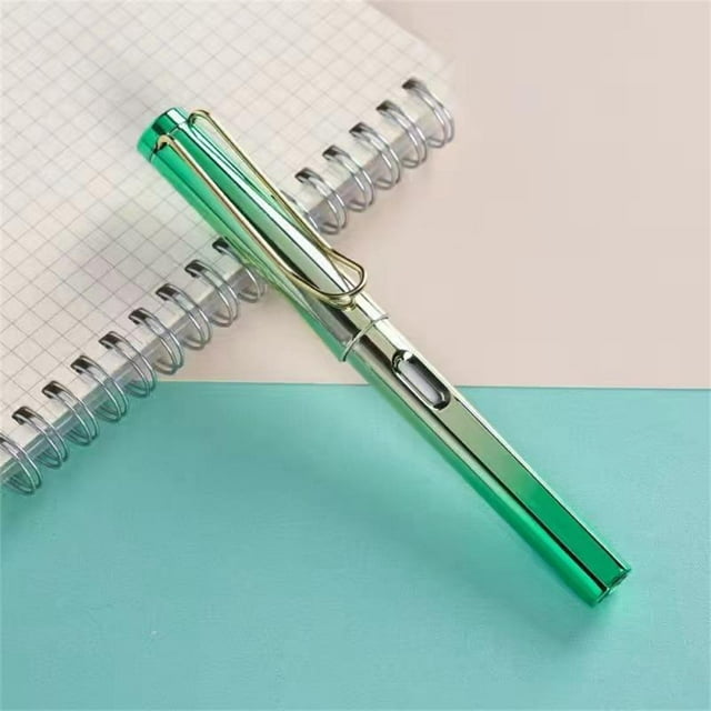 Not Easy To Break Infinite Pencil Hb Free Sharpener Golden Blue Easy To Use Eternal Pencil Pencil Erasable Inkless Pencil No Ink HB-Golden Green