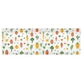 thumbnail image 6 of Yayeee Kitchen Valance Rod Pocket 54" x 18" Living Room Window Curtain, Green Cute Vegetables, 6 of 6