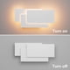 thumbnail image 3 of Aplique de pared, lámpara de pared de 24 W, iluminación de pared resistente al agua IP20, diseño moderno, elegante dormitorio, aplique de pared de pasillo, blanco cálido, blanco, 3 of 5