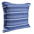thumbnail image 2 of Ox Bay Bailey 20" x 20" Navy/White Striped Indoor/Outdoor Adult Decorative Throw Pillow Cover, 2 of 13