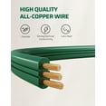 thumbnail image 5 of DEWENWILS 3 FT Green Indoor Extension Cord for Christmas 16 AWG 3 Prong Flat Plug Power Strip 2 Pack, 5 of 7