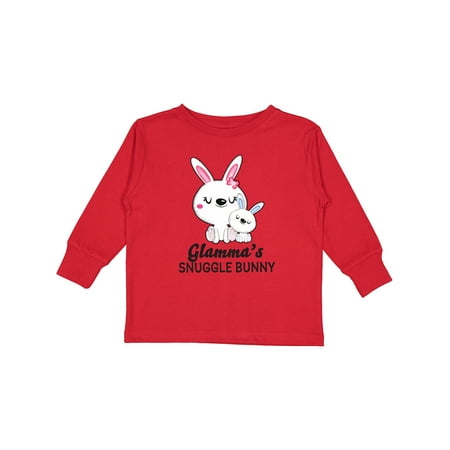 

Inktastic Glammas Snuggle Bunny Easter Boys Long Sleeve Toddler T-Shirt