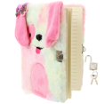 thumbnail image 3 of Lockable Plush Cover Diary Notebook for Daily Use Multi Material Writing 1Set, 3 of 4